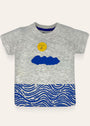 Grey T Shirt for Kids Unisex