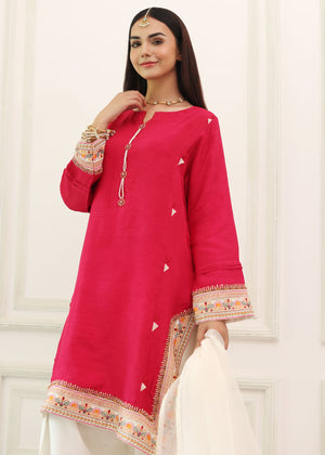 Hot pink Kurta Set for Women