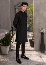 Black Kurta Set for Men