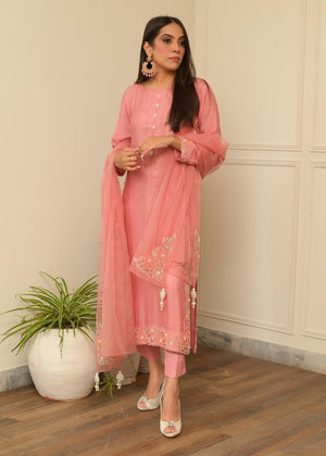 Blush pink Kurta Set for Women