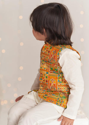 Mustard Waistcoat for Boy