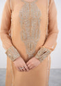 Peach pink Kurta Set for Women