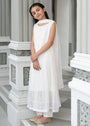 White Pishwas for Girl