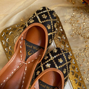 Black Khussa for Women