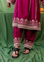 Hot pink red Pishwas for Women