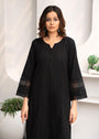 Black Kurta Set for Women