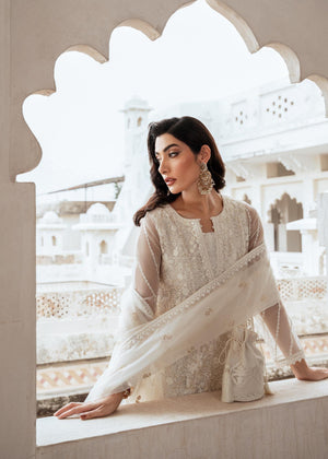 White Angrakha for Women