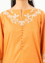 Orange Kurta Set for Women