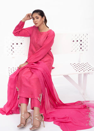 Fuchsia Kurta Set for Women