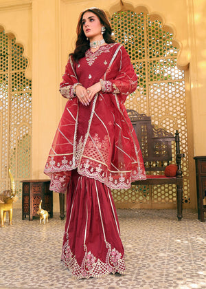 Maroon Gharara for Women