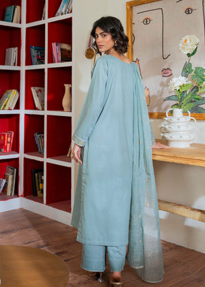 Powder blue Kurta Set for Women