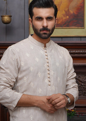 Off-white Kurta for Men