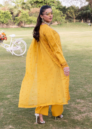 Mustard Kurta Set for Women