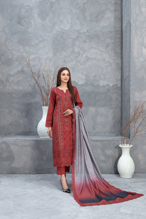 Red Kurta Set for Women