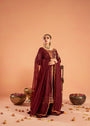 Maroon Gharara for Women