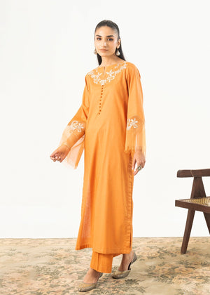 Orange Kurta Set for Women