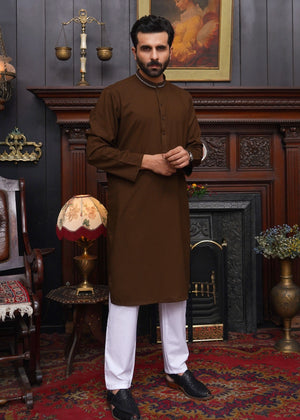 Caramel brown Kurta for Men