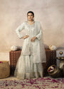 Silver Gharara for Women