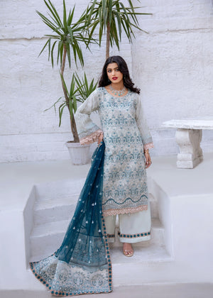 White Kurta Set for Women