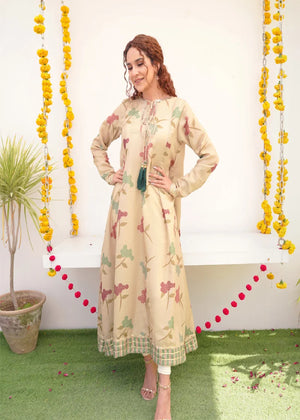 Beige Pishwas for Women