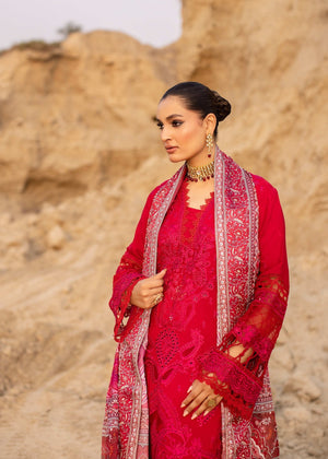 Red Kurta Set for Women