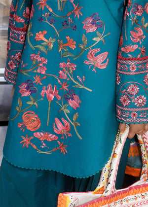 Teal Kurta Set for Women