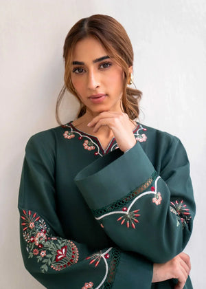 Hunter green Kurta Set for Women