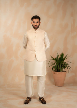 Ivory Waistcoat for Men