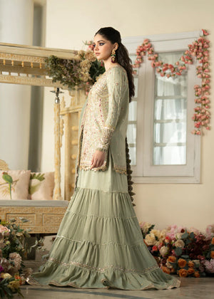Pistachio green Unstitched for Women
