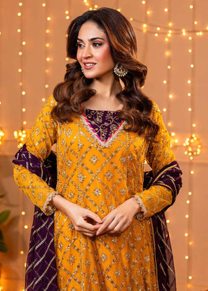 Mustard Anarkali for Women