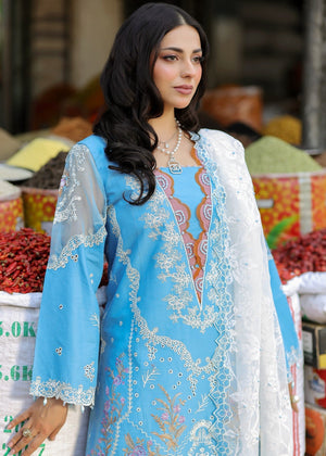 Sky blue Kurta Set for Women