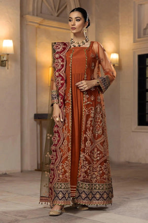 Copper orange Unstitched for Women