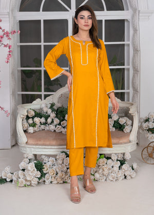 Mustard Kurta Set for Women