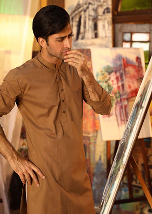 Brown Unstitched for Men