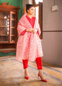Red Kurta Set for Women