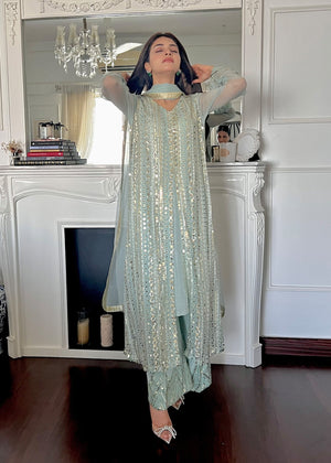 Ice blue Gown for Women