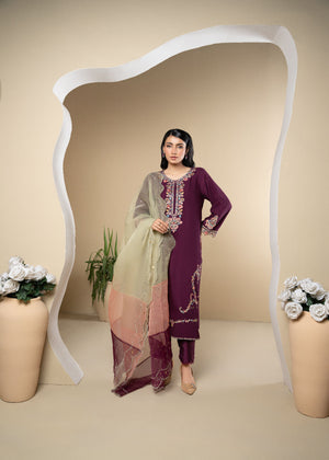 Purple Kurta Set for Women