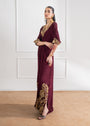 Burgundy Kaftan for Women
