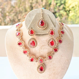 Red Jewelry Set for Women