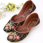 Black Khussa for Women