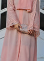 Peach pink Abaya for Women