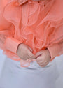 Peach pink Top for Girl