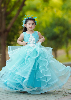Sky blue Frock for Girl