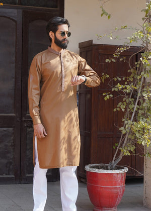 Brown Unstitched for Men