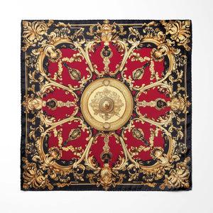 Tomato red Pocket Square for Men