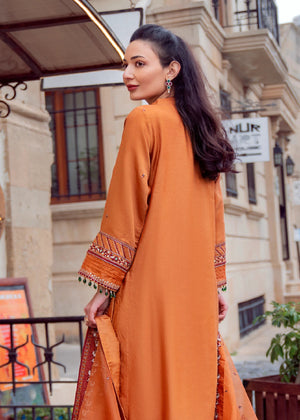 Rust orange Kurta Set for Women