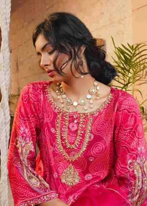 Pink Kurta Set for Women