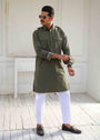 Green Kurta Set for Men