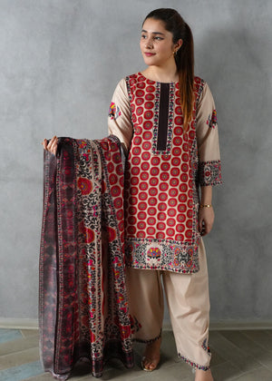 Beige Kurta Set for Women