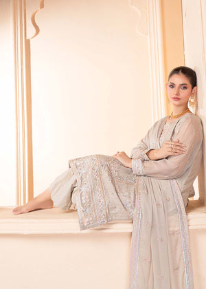 Beige Kurta Set for Women